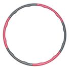 Axer Sport, Hula Hoop, różowe, 100 cm, 6 elementów