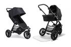 Baby Jogger, City Elite 2w1, wózek spacerowy z gondolą, terenowy, opulent black