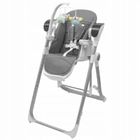 Baby Mix, krzesełko do karmienia i huśtawka, 2w1, grey