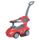 Baby Mix, Mega Car, jeździk z rączką 3w1, czerwony