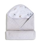 Babymatex, Maxi, niemowlęce okrycie kąpielowe frotte, szare, 100-100 cm