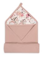 BabyMatex, okrycie kąpielowe, muślin design, róż, 85-85 cm