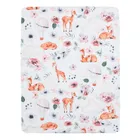 BabyMatex, prześcieradło bawełniane do gondoli/kosza Mojżesza, sarenki, 75-35 cm