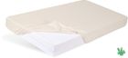 BabyMatex, prześcieradło z gumą, bamboo, kremowe, 70-140 cm