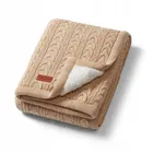 BabyOno, kocyk bawełniany z ociepleniem, beżowy, 75-100 cm