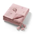 BabyOno, kocyk muślinowy, różowy, 75-100 cm