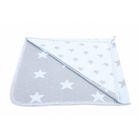 Baby's Only, Star, Otulacz po kąpieli, dwustronny, miętowo-biały, 82-82 cm