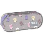 BackUp, piórnik, owalny, Kotki Kawaii