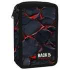 BackUp, piórnik rozkładany, podwójny, z wyposażeniem, Blaze