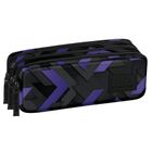 BackUp, piórnik saszetka, 3-komorowy, Nanostripes