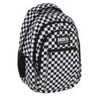 BackUp, plecak szkolny, 3-komorowy, Szachownica