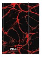 BackUp, teczka z gumką, A4, czerwona, 1 szt.
