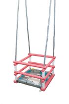 Bączek, huśtawka drewniana z poduszką