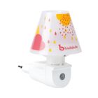 Badabulle, lampka nocna do kontaktu, pomarańczowa