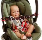 Balibazoo, kontrastowa krowa, zawieszka do wózka