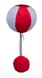 Balibazoo, piłka czerwono-szara, zabawka niemowlęca