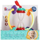 Bam Bam, grzechotka, zabawka sensoryczna, jabłuszko