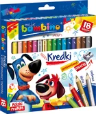 Bambino, kredki ołówkowe z temperówką, 18 kolorów