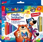 Bambino, kredki trójkątne z temperówką, 12 kolorów