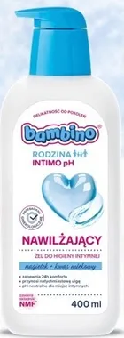 Bambino, Rodzina Intimo pH, nawilżający żel do higieny intymnej, 400 ml