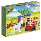 BanBao, Eco Farm, Mini Stajnia dla Koni, klocki plastikowe