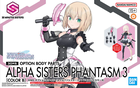 Bandai, 30 Minutes Sisters, Option Body Parts, Alpha Sisters Phantasm 3, Color B, dodatkowe elementy do modelu kolekcjonerskiego