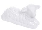 Baranek ceramiczny, biały, 10-5-6 cm
