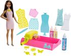 Barbie Crayola, Aplikator kolorów, zestaw kreatywny z lalką brunetką