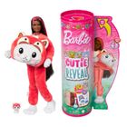 Barbie, Cutie Reveal, Kostiumy Zwierzaczki, lalka Kotek-Czerwona Panda z akcesoriami