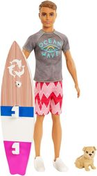 Barbie, Delfiny z Magicznej Wyspy, Ken surfer, lalka z akcesoriami