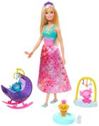Barbie, Dreamtopia, Baśniowe przedszkole, lalka księżniczka, smoki i szczeniaczek