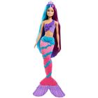 Barbie, Dreamtopia, Długie włosy, lalka syrenka