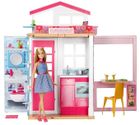 Barbie, dwupoziomowy domek Barbie, zestaw z lalką i akcesoriami