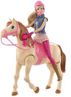 Barbie, Dżokejka i konik, zestaw z lalką