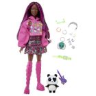 Barbie, Extra Lalka, Strój pop punk i różowe włosy, lalka z akcesoriami