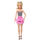 Barbie, Fashionistas, 65. rocznica, lalka, biało-czarny top