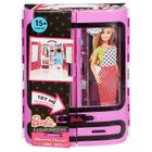 Barbie Fashionistas, Modna szafa, zestaw bez lalki, fioletowa