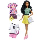 Barbie Fashionistas, Modne przyjaciółki, 34 B-Fabulous, Original, lalka z ubrankami, zestaw