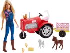Barbie, Kariera, lalka farmerka i traktor, zestaw z akcesoriami