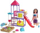 Barbie, Klub opiekunek, Plac zabaw, zestaw z lalką Skipper, figurką i akcesoriami
