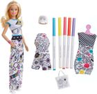 Barbie, Kolorowa Moda, zestaw kreatywny z lalką i akcesoriami
