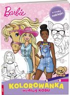 Barbie. Kolorowanka według kodu