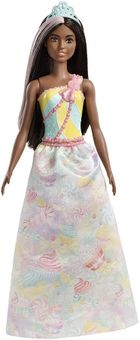 Barbie, lalka księżniczka, brunetka