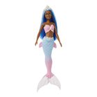 Barbie, lalka syrenka, błękitno-różowy ogon