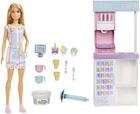Barbie, Lodziarnia, zestaw z lalką