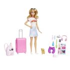 Barbie, Malibu w podróży, zestaw z lalką i akcesoriami