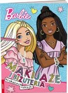 Barbie. Malowanka A5. Makijaże i biżuteria. Naklejki