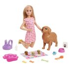Barbie, Narodziny piesków, zestaw z lalką