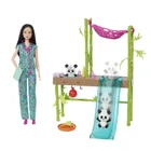 Barbie, Opieka nad pandami, zestaw do zabawy z lalką i akcesoriami