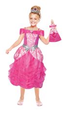 Barbie, strój karnawałowy dla dzieci, Barbie księżniczka, rozmiar 128-134 cm